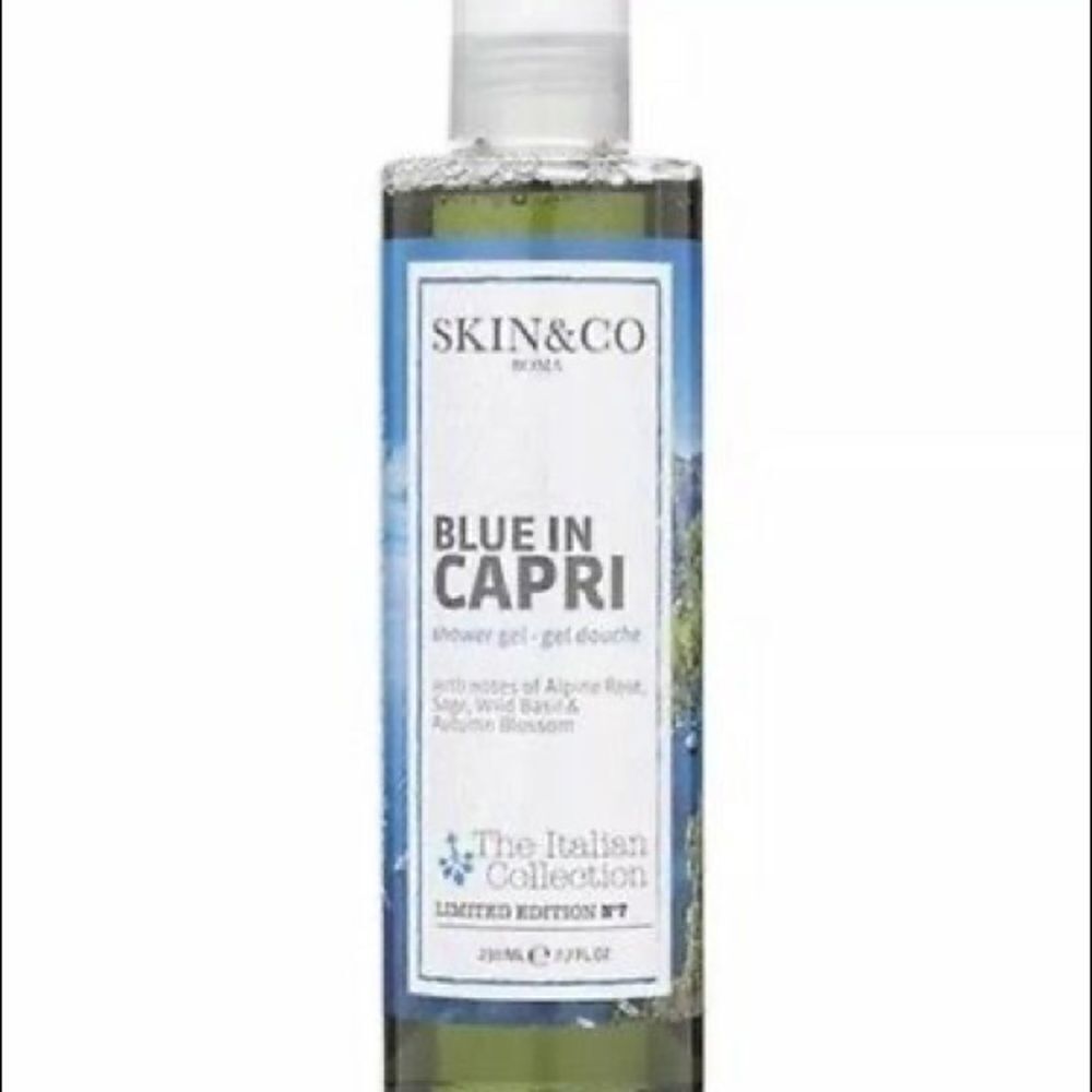 BLUE IN CAPRI SHOWER GEL by Skin & Co - New in Package